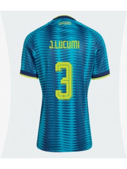 Kolumbien Jhon Lucumi #3 Auswärtstrikot für Frauen WM 2026 Kurzarm